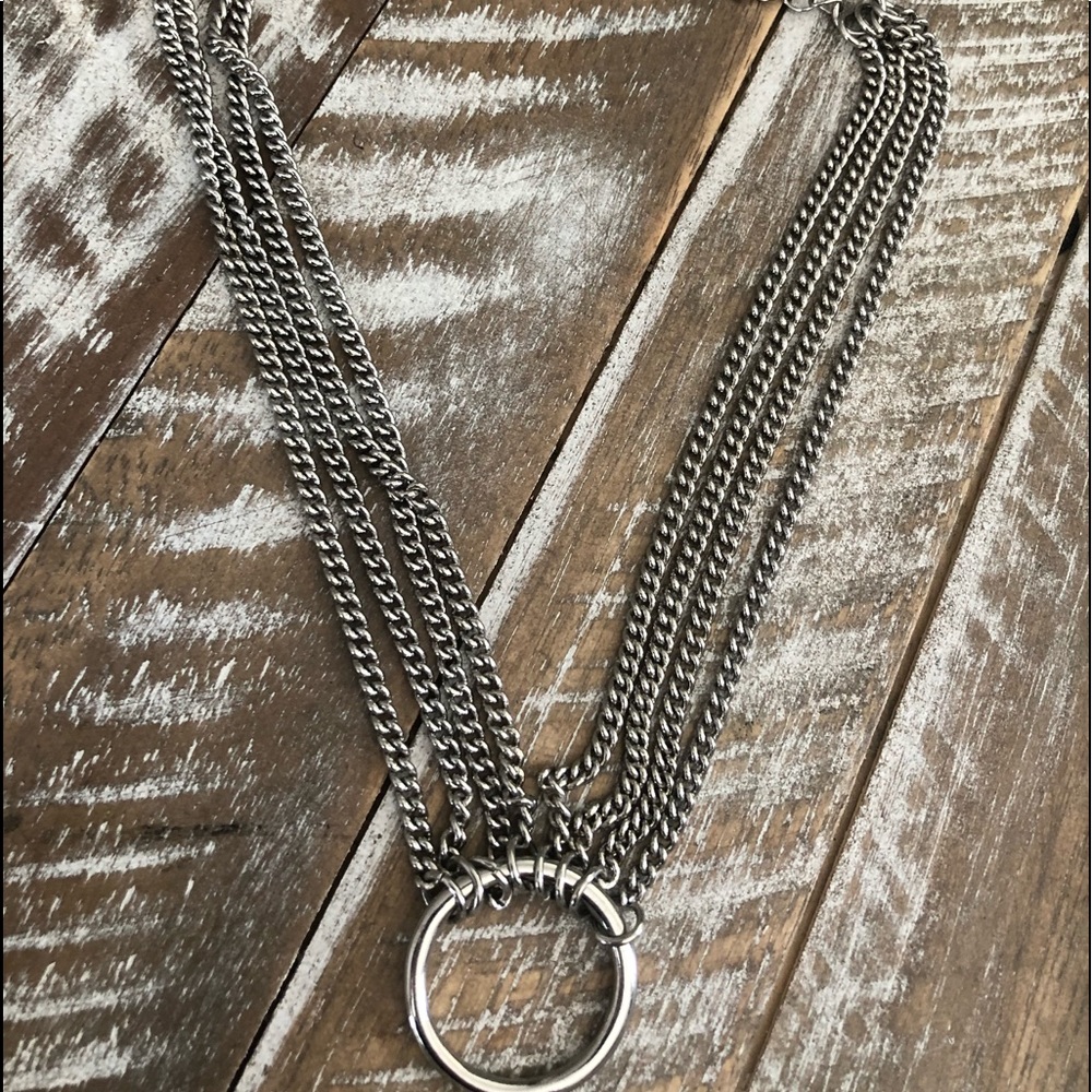 Silver choker